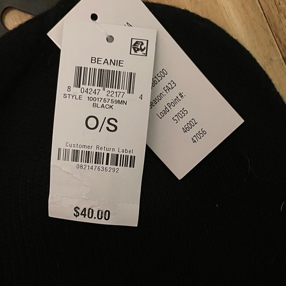 Alfani Classic Black Knit Hat - Picture 3 of 3